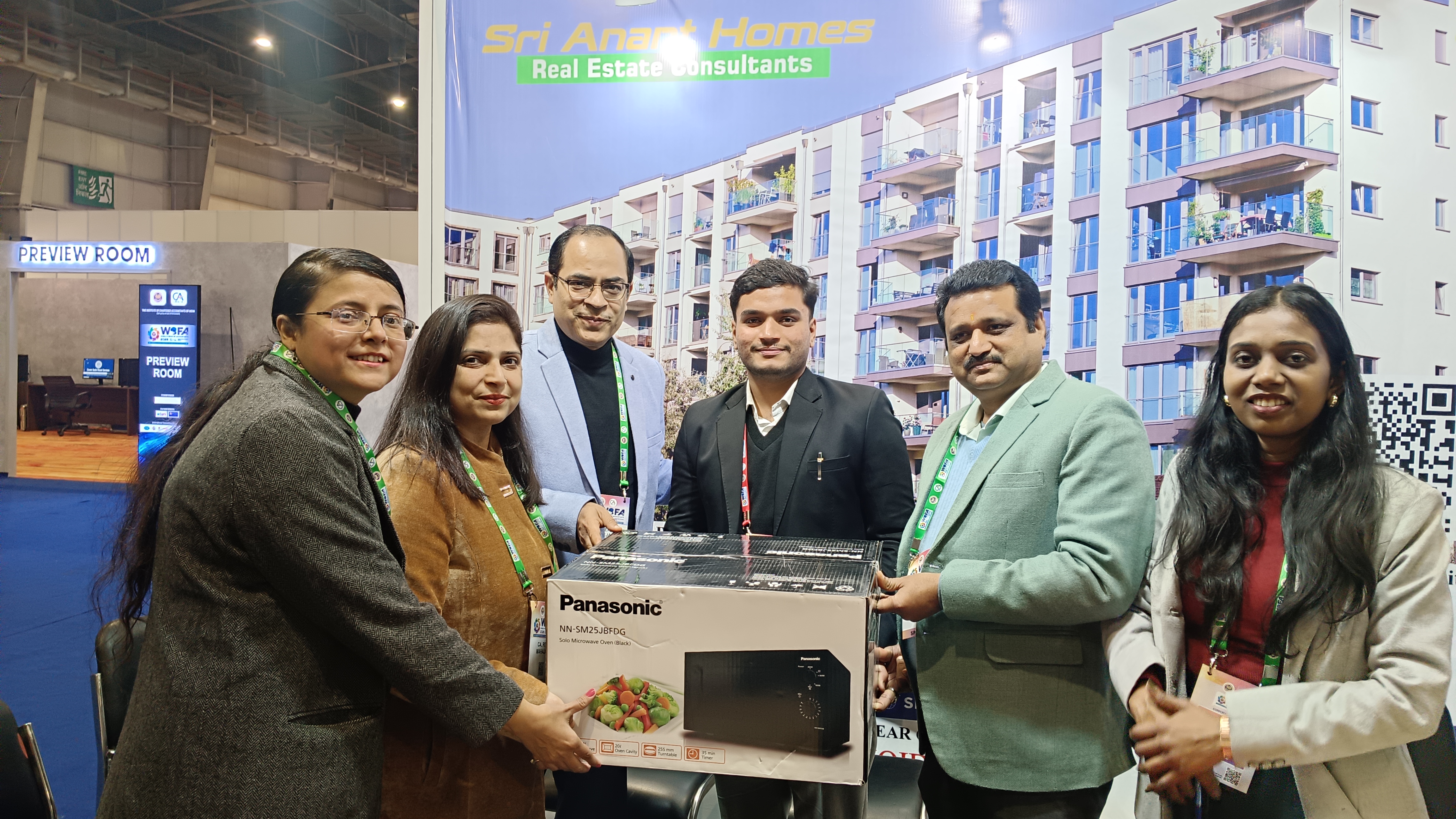 At our Sri Anant Homes exhibition stall